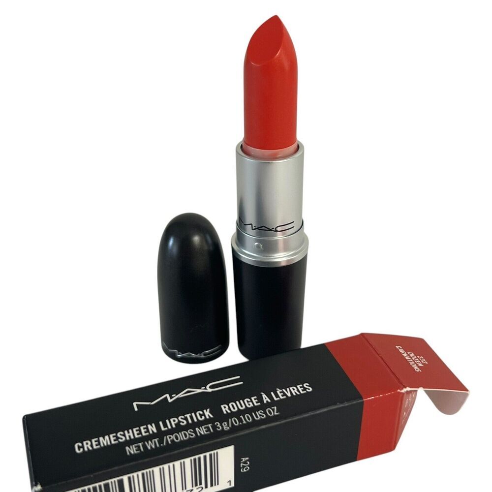 MAC Cremesheen Lipstick 232 Dozen Carnations Full Size New in box - Picture 3 of 8